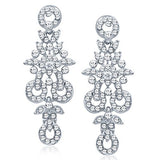 Sukkhi Classy Rhodium plated AD Stone Necklace Set for Women