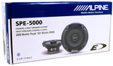 Package: Alpine Spe-6000 6.5" 2 Way Pair of Car Speakers + Alpine Spe-5000 5.25" 2 Way Pair of Car Speakers