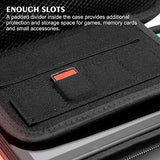 Protective Case for Nintendo Switch with Screen Protectors, FineGood EVA Carrying Case with 2 Pcs Anti-scratch Tempered Glass Protective Films for Switch 2017