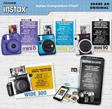 Fujifilm Instax Mini 8 Instant Film Camera (White)