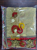 Sareeshop Women's Faux Georgette Saree (Priya_001_Maroon_Free Size)
