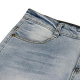 Elevin(TM)Women Hole Ripped Distressed Slim Boyfriend Denim Jeans Pants Trousers (XL)