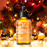 ArtNaturals Anti-Aging Vitamin-C Serum with Hyaluronic Acid & Vit E - Wrinkle Repairs Dark Circles, Fades Age Spots & Sun Damage - Enhanced 20% Top Vitamin C Super Strength - Organic Ingredients, 1 Oz