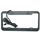 License Plate Frame Rear View Reverse Backup Camera Kit, Car Rover 170° Viewing Angle Universal Reversing Cameras with 8 IR Night Vision Waterproof LED 3 Parking Sensors for Vehicle