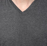 Aventura Outfitters Men's Cotton T-Shirt (AOTE29-L_Charcoal Melange)