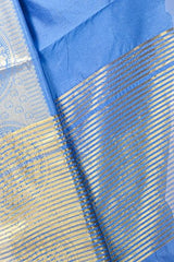 Chandrakala Women's Silk Saree (9138_Blue)