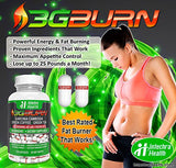 3G-BURN Extreme Fat Burner for Rapid Weight Loss - Pharmaceutical Grade Thermogenic Diet Pills Made with Garcinia Cambogia, Green Coffee, Forskolin and Green Tea. 120 Capsules.