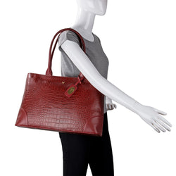 Hidesign Women's Shoulder Bag (Red)