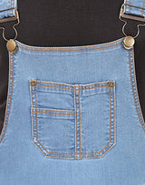 Ursense Women Dungaree (ZIPL8011_Medium Blue_30)