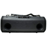 EMB Rechargeable Portable Boombox Street Disco Stereo Speaker 300 Watts - MP3/ Remote/Light - Work with Bluetooth