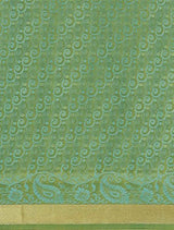 RR Women's Resham Silk Powerloom Saree (RR-CBB001-BOTTLE GREEN)