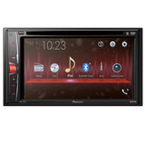 Package Deal Pioneers AVH-210EX in-Dash 2-DIN 6.2" Touchscreen DVD Receiver with Bluetooth + License Plate Backup Camera w/Extra