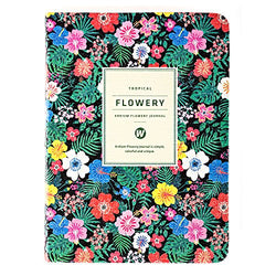 Er Way Calendar Schedule Organizer and Journal, Black Tropical