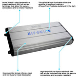 Hifonics ZXX-3200.1D, 3200 Watt Mono, Class D, 1 Ohm Stable, Subwoofer Car Audio Amplifier, Car Audio, Class A&B Powered Options