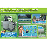 Intex 32ft X 16ft X 52in Rectangular Ultra Frame Pool Set with Filter Pump & Saltwater System
