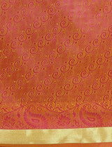 RR Women's Resham Silk Powerloom Saree (RR-CBB001-DEEP PINK)
