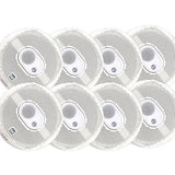 8 PIECE MARINE DMS365 6.5 inch 3 Way Speakers with 120 Watts of Peak Power