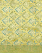 RR Women's Resham Silk Powerloom Saree (RR-REB006-LIGHT RAMA)