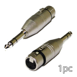 EMB - YA007 - XLR Female to 1/4 inch Male Adapter for Home DJ Club Studio Stage Show Entertainment