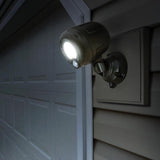 Mr. Beams MB360XT Wireless Battery-Operated Outdoor Motion-Sensor-Activated 200 Lumen LED Spotlight, Brown, 2-Pack