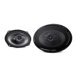 Kenwood KFC-D691 Pair of 600 watt (Peak) 6 x 9 4-Ohms 4-Way Ceramic Super Tweeter Powerful Speakers + Gravity Magnet Holder