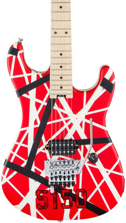 EVH Striped Series 5150 - Red, Black and White