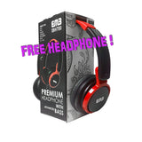 Package - Pair of Pioneer TS-G1620F 6-1/2" 2-Way 300W Speaker + Pioneer DEH-X4900BT Single-DIN in-Dash Bluetooth CD Receiver + Free EBH700 Headphone