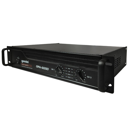 Gemini GPA-6000 5000W Professional DJ Power Amplifier