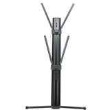 EMB Professional CKS508 Professional 2-Tier Column Keyboard Stand with 5/8" Mic Mount - Black