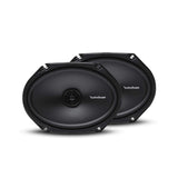 (4) Rockford R168X2 Prime 6x8 Inches Full Range Coaxial Speaker with 18 Gauge 100 FT Speaker Wire and Free Mobile Holder