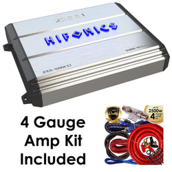 Hifonics Zeus ZXX-1800.1D 1800W Class D Monoblock Car Amplifier w/Amp Kit