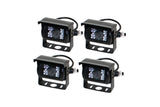 AUDIOTEK AT-724RC 7" TFT LCD MONITOR AND REAR VIEW BACK UP - 4 CAMERAS COLOR WATERPROOF WITH NIGHT VISION FOR RV / BIG SEMI TRUCK / BUS