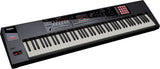 Roland PKG FA-08 88-key Weighted-action Music Workstation - Package Bundle with Roland DP-10 Damper Pedal, EMIC800, 3x QTQ Cables, RCA-Aux Cable, and Free Gemini Headphones & Mobile Bracket