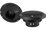 Pair of Rockford Fosgate Punch P1650 6.5" 220W 2-Way + P152 5.25" 2-Way Full Range Coaxial Speakers - 4 Speakers + Gravity Magnet Phone Holder