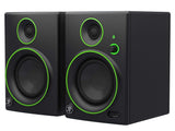 Pair Mackie CR5BT 5" Studio Monitors w/Bluetooth, Stands, Pads, Cables Package