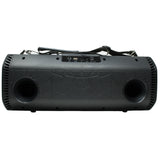 EMB Rechargeable Portable Boombox Street Disco Stereo Speaker 300 Watts - FM / MP3 / Remote/Light / Headphone - Work with Bluetooth