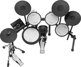 Roland V-Compact Series Electronic Kit, Set (TD-17KVX-S) + Headphone and 3.5mm Aux Cable with Drum Sticks HP2000+M
