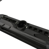 Audiotek AT-110LCC Universal License Plate Rear View Reverse Camera 8 IR LED Night Vision Support Region Free NTSC/PAL Back Up Cam Support - GLOSS BLACK