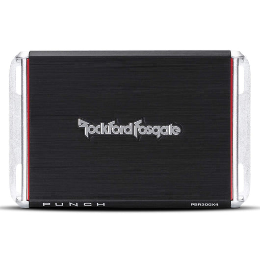 Rockford Fosgate PBR300X4 Punch 300 Watt 4 Channel Boosted Rail Amplifier