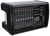 Mackie PPM1008 8-Channel 1600-Watt, Ultra-light Professional Powered Mixer Bundle w/ 4 XLR Cables & Free Mobile Bracket