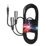 Yamaha Studio Package - Pair of Yamaha HS5 BLACK 70W Powered 2-way Studio Monitor + 2 XLR XLarge Cables + 3.5mm to Dual XLR Cable + 2 1/4" To XLR Cables + EMB EBH700 Pro Preminum Wire Headphone