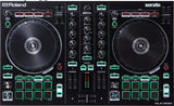 Roland PK Two-Channel, Four-Deck Serato DJ Controller DJ-202 + Gemini DJX-07 Headphone w/Free 3.5mm AUX Cable & Magnet Car Mount