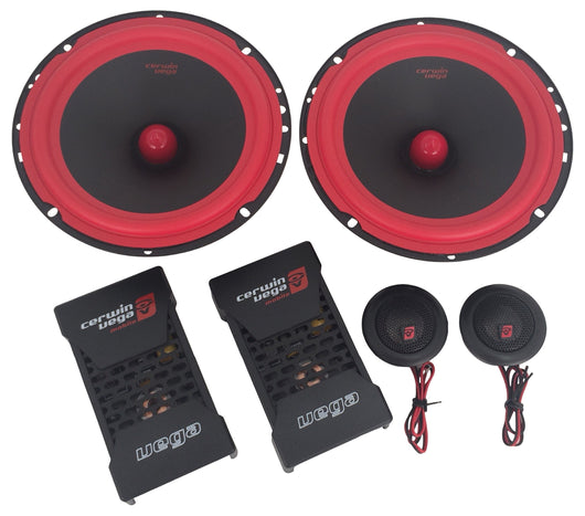 CERWIN VEGA V465C 6.5-Inch 400 Watts Max/100Watts RMS Power Handling 2-Way Component Speaker Set