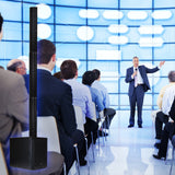 EMB 12BT PK1 1500W Tower Bluetooth All-in-One Linear Array PA Portable Linkable Speaker - Perfect for Home/Karaoke/Birthday/DJ Party/Meeting/Camp/Jobsite/Construction