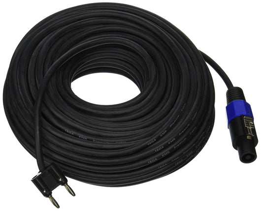 EMB Cable - BTS-16G100FT - Banana to Speakon - Real 16GA Patch Cable - 100 Feet