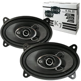 Package - Kenwood KDC-118 In-Dash 1-DIN CD Car Stereo Receiver w/ Front AUX Input + Pair Of K7 K-46.3S 4x6-Inchs 180W 3-WAY + Pair Of K69.5 6"x9" 700W 5-WAY Car Audio Speakers + 100ft Speaker Wire