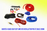 COMPLETE PACKAGE! Audiobank P1400.2 2 Channels Amplifier + Audiotek AT-212WS Speakers + Audiobank AB-Tw210 Tweeters + Pro Installation Kit Cables + Audiobank 2.2 Farad Power Capacitor