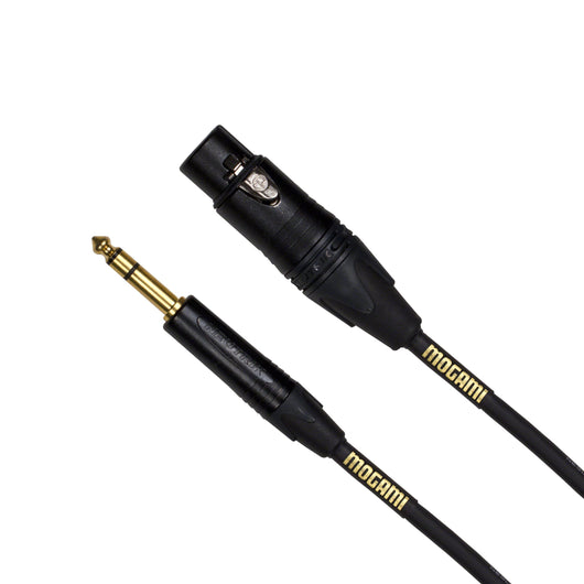 Mogami GOLD TRS-XLRF-25 Balanced Audio Adapter Cable, XLR-Female to 1/4