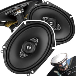 Pair of Pioneer 5x7/ 6x8 Inch 4-Way 350 Watt Car Audio Speakers | TS-A6880F (2 Speakers) + Free Gravity Mobile Bracket Holder