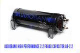 COMPLETE PACKAGE! Audiobank P1400.2 2 Channels Amplifier + Audiotek AT-212WS Speakers + Audiobank AB-Tw210 Tweeters + Pro Installation Kit Cables + Audiobank 2.2 Farad Power Capacitor